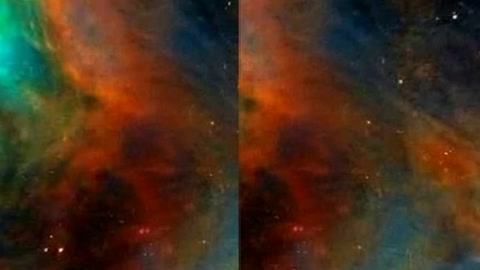 Colorful nebula in starry space — Stillmotion