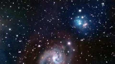 Starry night sky with nebulae — Stillmotion