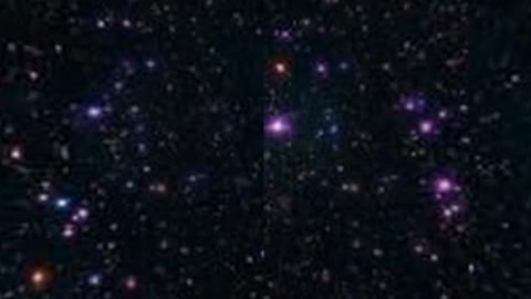 Colorful nebula in starry night sky — Stillmotion