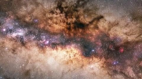 Milky Way with colorful nebula clouds — Stillmotion