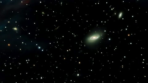 Star field with spiral galaxies — Stillmotion