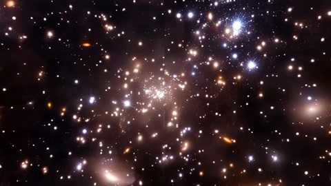 Star field with spiral galaxies — Stillmotion
