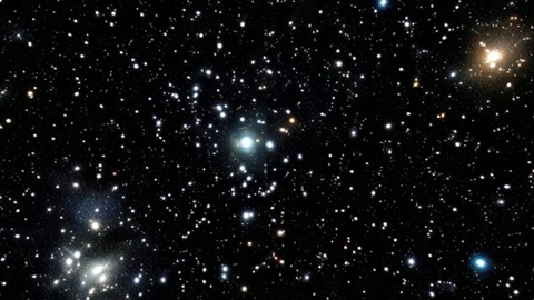 Star field with colorful nebula clouds — Stillmotion