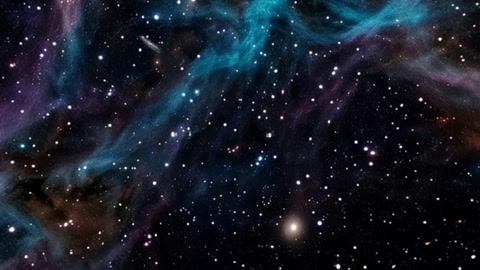 Spiral galaxy under starry sky — Stillmotion