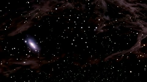 Starry sky with nebula clouds — Stillmotion