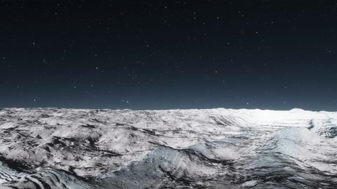 Starry lunar terrain at night — Stillmotion