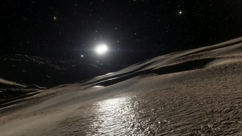 Night desert dunes — Stillmotion