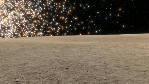 Night desert plain under stars — Stillmotion