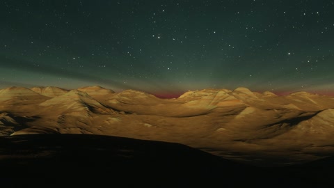 Starry desert dunes at night — Stillmotion