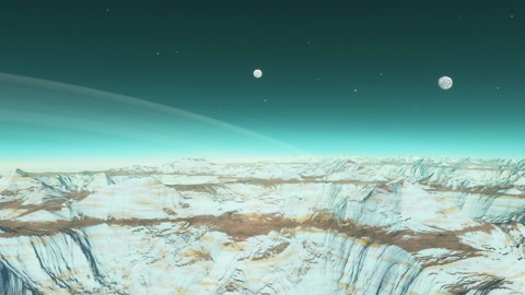 Snow covered glacial mountain range — Stillmotion