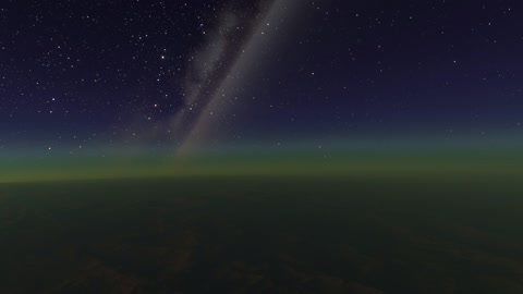 Starry night sky over horizon — Stillmotion
