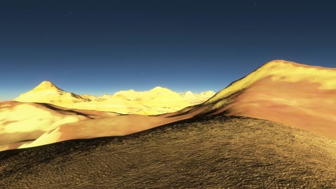Rocky desert ridges at high elevation — Stillmotion