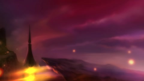 Volcanic fantasy sky with glowing embers — Stillmotion