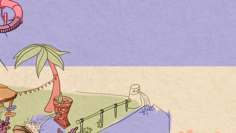 Childs room with whimsical ride murals — Stillmotion