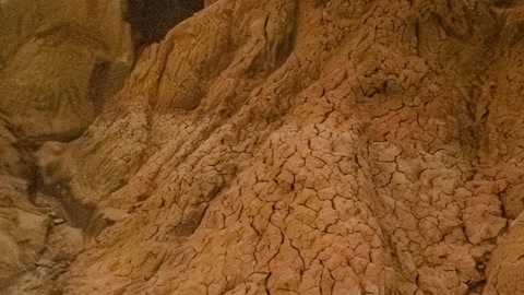 Night eroded badlands landscape — Stillmotion