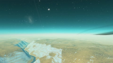 Outer space horizon above Earth — Stillmotion
