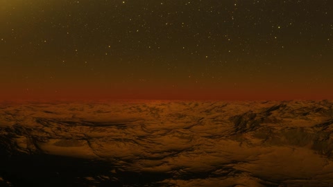 Night sky over rocky terrain — Stillmotion