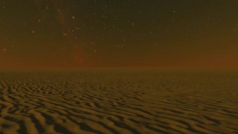 Desert sand dunes under starry sky — Stillmotion