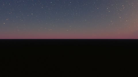 Starry sky at sunset — Stillmotion