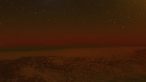 Starry sky over rocky terrain — Stillmotion