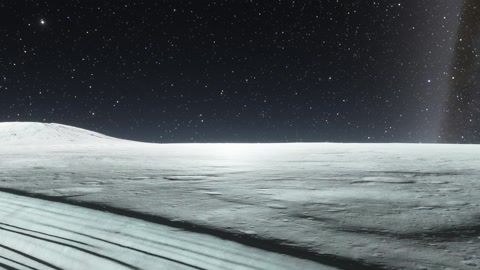 Night outer space landscape — Stillmotion