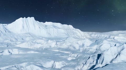 Moonlit glacier crevasse — Stillmotion
