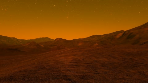 Night desert ridges and hills — Stillmotion