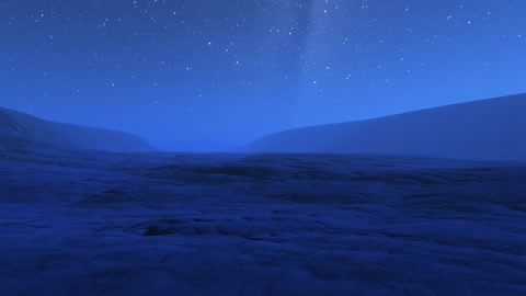 Night desert dunes — Stillmotion