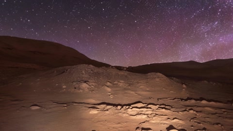 Starry desert dunes at night — Stillmotion