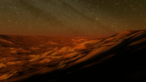 Starry desert dunes at night — Stillmotion