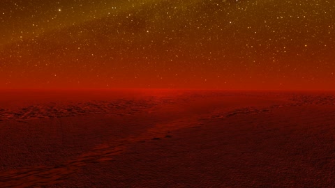 Red sky over barren terrain — Stillmotion