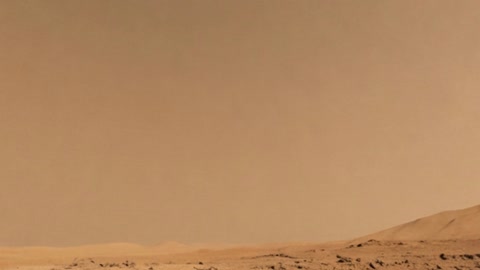 Rover on rocky desert terrain — Stillmotion