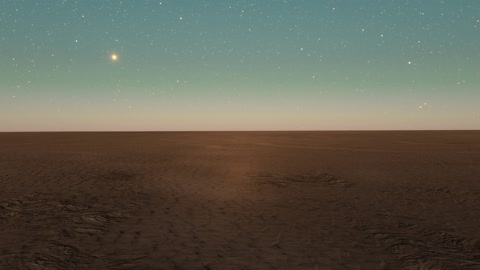 Desert under starry sky — Stillmotion