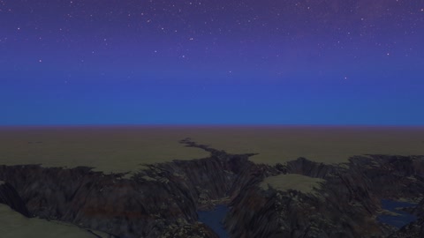Starry night over badlands — Stillmotion