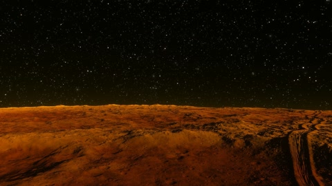 Starry night over rocky terrain — Stillmotion
