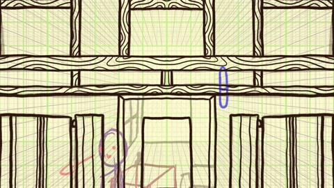 Child's room with moving sketch scene — Stillmotion