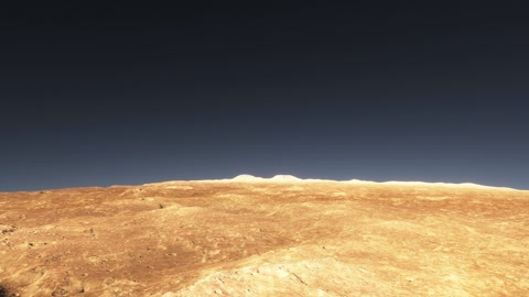 Rocky desert under dark sky — Stillmotion
