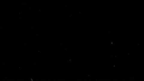 Night sky with ringed planet — Stillmotion