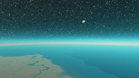Starry night sky over water — Stillmotion