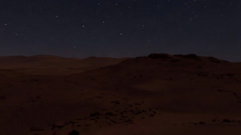 Starry night desert dunes — Stillmotion