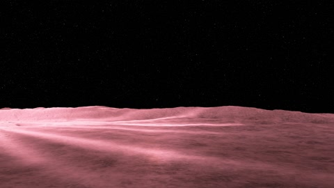 Night desert with pink terrain — Stillmotion