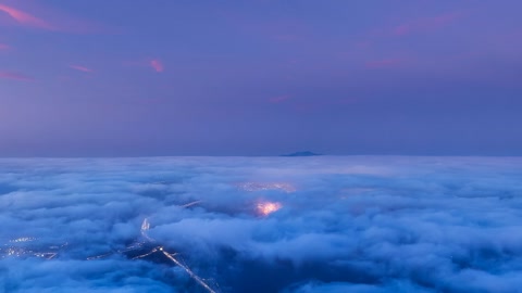 Ice floe at sunset in fog — Stillmotion