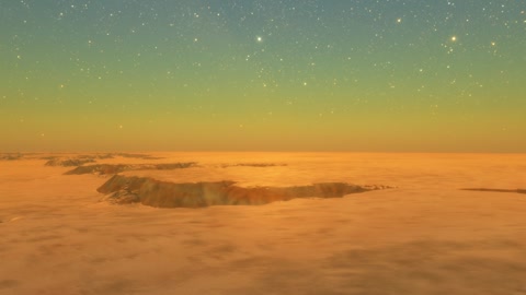 Desert dunes under starry sky — Stillmotion