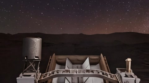 Night volcano under Milky Way — Stillmotion