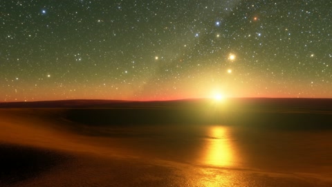 Starry desert dunes at night — Stillmotion