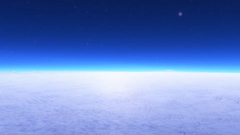 Ice shelf under starry sky — Stillmotion