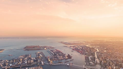 City skyline at sunset — Stillmotion