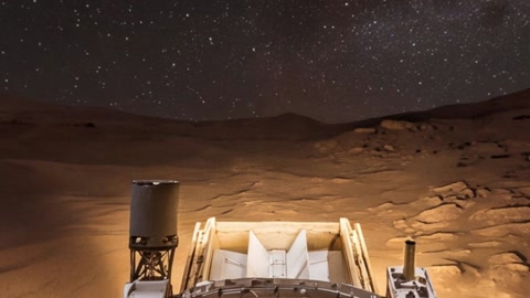 Starry desert dunes at night — Stillmotion