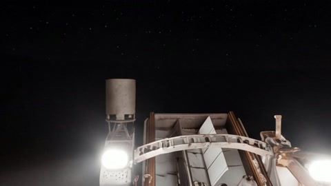 Night rover on rocky terrain — Stillmotion