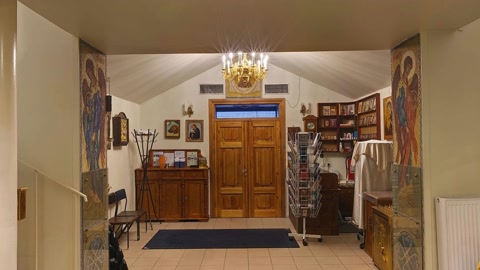Ornate church entrance hall — Stillmotion